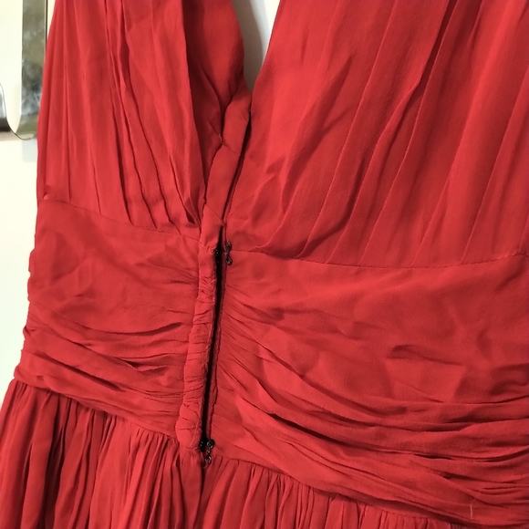 vintage 50's swing dress 1950 retro crepe - Picture 6 of 10